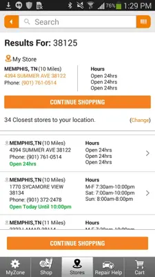 AutoZone android App screenshot 9