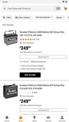 AutoZone android App screenshot 3